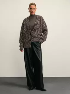 Прямые брюки из искусственной кожи Zarina