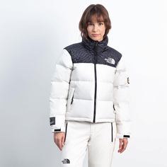 Женская куртка Куртка стёганная W 96 RETRO NUPTSE JKT White Dune/TNF The North Face