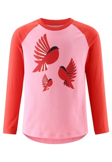 Футболка из материала Jersey Hamra Розовая Reima