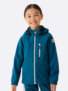 Детская куртка из материала Softshell Lassie Ulla Синяя