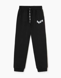 Чёрные спортивные брюки Jogger для мальчика Gloria Jeans