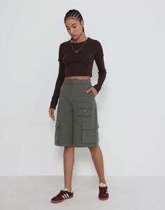 Хаки шорты Cargo Gloria Jeans