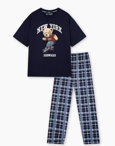 Пижама oversize с принтом Gloria Jeans