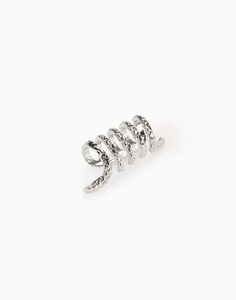 Серебристый кафф в виде змеи Gloria Jeans