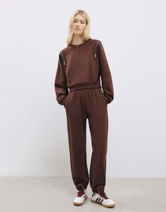 Коричневые спортивные брюки Jogger Gloria Jeans