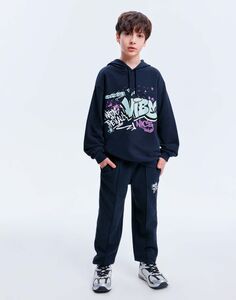 Тёмно-синие спортивные брюки Jogger Gloria Jeans