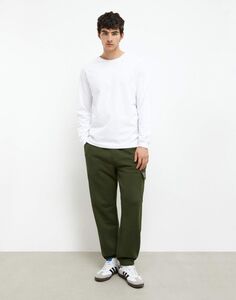 Хаки спортивные брюки Cargo Gloria Jeans