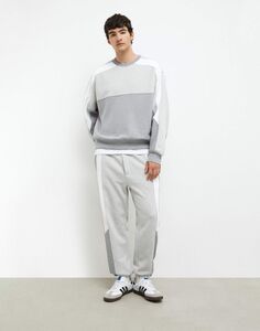 Спортивные брюки колор-блок oversize Gloria Jeans