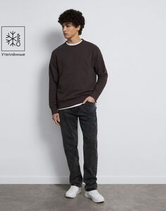 Серые утеплённые джинсы Slim Gloria Jeans
