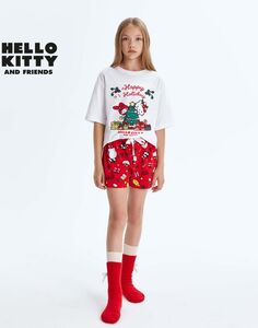 Пижама oversize с принтом Hello Kitty Gloria Jeans