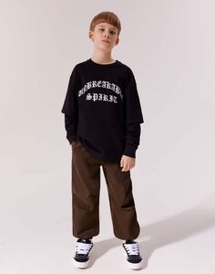 Коричневые брюки Jogger с лейблом Gloria Jeans