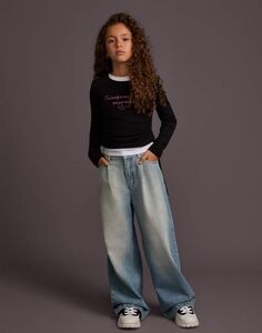 Удлинённые джинсы Long leg с защипами Gloria Jeans