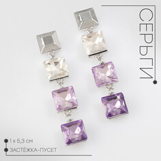 Серьги со стразами Queen Fair