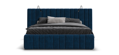 Кровать BOSS INFINITY 180*200 NEW велюр Monolit синяя