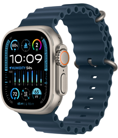 Бренд Apple Watch Ultra 2 GPS + Cellular, 49 мм, корпус из титана, ремешок Ocean синего цвета