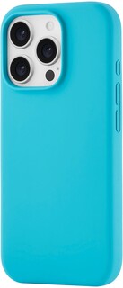 Бренд Чехол moonfish MagSafe для iPhone 16 Pro, силикон, soft-touch, бирюзовый