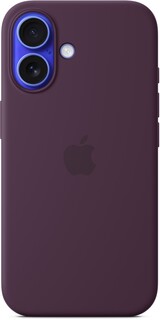 Бренд Чехол Apple для iPhone 16 Silicone with MagSafe, сливовый
