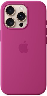 Бренд Чехол Apple для iPhone 16 Pro Silicone MagSafe, фуксия