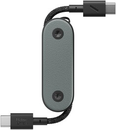 Бренд Брелок Native Union Pocket + кабель USB-С - USB-С, пластик, зеленый