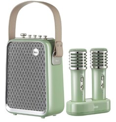 Бренд Акустика портативная Divoom SongBird-HQ + микрофон (2шт), зеленый