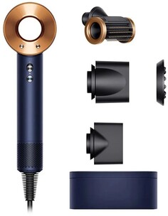 Бренд Фен Dyson Supersonic HD15, 4 насадки, синий+медь