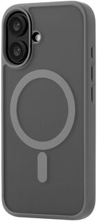 Бренд Чехол uBear Cloud Case MagSafe для iPhone 16, silk-touch, серый