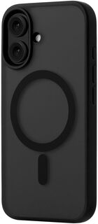 Бренд Чехол uBear Cloud Case MagSafe для iPhone 16, silk-touch, черный