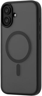 Бренд Чехол uBear Cloud Case MagSafe для iPhone 16 Plus, silk-touch, черный