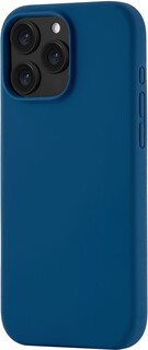 Бренд Чехол moonfish MagSafe для iPhone 16 Pro Max, силикон, soft-touch, темно-синий