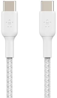 Бренд Кабель Belkin BoostCharge Braided USB-C - USB-C, 2 м, нейлон, белый