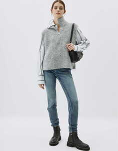 Утепленные джинсы Skinny fit Sela