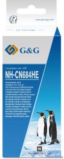 Картридж струйный G&amp;G NH-CN684HE/CB321HE черный (21.6мл) для HP Photosmart B8553/C5324/C5370/C5373/C5380/C5383 GG
