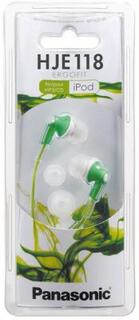 Наушники-затычки Panasonic RP-HJE118GUG зеленый