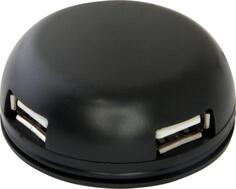 Концентратор USB 2.0 Defender Quadro Light 4 x USB 2.0 черный 83201