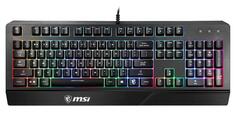 Клавиатура проводная MSI GK20 USB черный