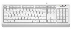 Клавиатура проводная A4TECH Fstyler FKS10 USB белый серый