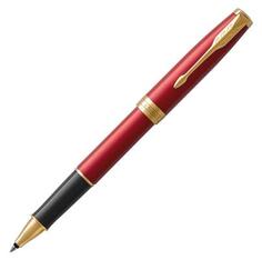 Ручка роллер Parker Sonnet Core T539 (CW1931475) LaqRed GT F черн. черн. подар.кор. сменный стержень 1стерж. кругл. 1цв.
