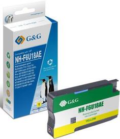 Картридж струйный G&amp;G GG-F6U18AE желтый (26мл) для HP OJ Pro 7740/8210/8218/8710/8715