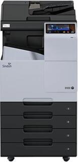 МФУ Sindoh D332e ЦВЕТ,А3, 28 стр/мин, RADF,SSD (250 GB),англ.интерфейс/Процессор4 ядра(комплект тонеровCMYK не входит) Катюша