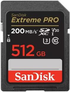 Карта памяти SD XC 512Gb SanDisk Extreme Pro SDSDXXD-512G-GN4IN