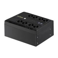 Exegate EX293854RUS ИБП ExeGate NEO NNB-800.LED.AVR.8SH.CH &lt;800VA/480W, LED, AVR, 8*Schuko, 4*USB-порта для зарядки, Black&gt;