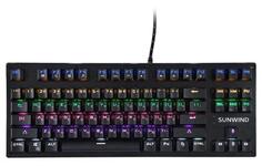 Клавиатура проводная SunWind SW-K900G USB черный