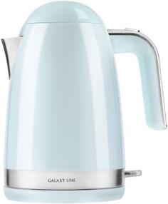Чайник электрический GALAXY GL 0332 2200 Вт голубой 1.7 л металл/пластик