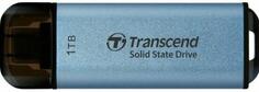 Внешний SSD диск 1 Tb USB Type-C Transcend ESD300 голубой TS1TESD300C