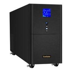 Источник бесперебойного питания Exegate SineTower SN-5000.LCD.AVR.2SH.1C13.T.RJ.USB 5000VA Черный