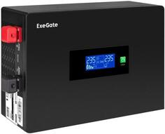 Источник бесперебойного питания Exegate IdealSine SR-600.LCD.2SH 600VA Черный