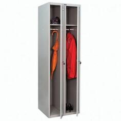 Шкаф металлический для одежды ПРАКТИК LS-21-80, двухсекционный, 1830х813х500 мм, 35 кг