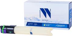 Тонер-картридж NVP совместимый NV-MP C2551 Yellow для Ricoh Aficio MP C2031/ C2051/ C2051AD/ C2501/ C2531/ C2551/ C2551AD (9500k)