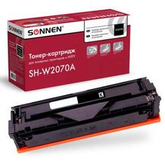 Картридж лазерный SONNEN (SH-W2070A) для HP CLJ 150/178 ВЫСШЕЕ КАЧЕСТВО, черный, 1000 страниц, 363966