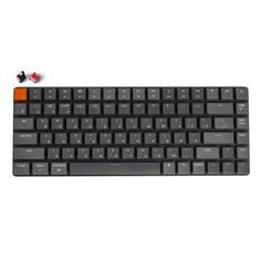 Беспроводная механическая ультратонкая клавиатура Keychron K3, 84 клавиши, RGB подсветка, Red Switch